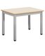 Table CARÉLIE plateau ép.19 mm mélaminé chant ABS piètement époxy - 60x40 cm - T1