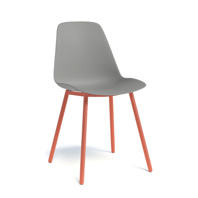 CHAISES ET TABOURETS - Pour tables standards, ht 75 cm, piétement 4 pieds - PETALE Chaise L.44xP.53.5xH.80.5cm-hauteur assise 47cm