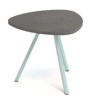TABLES BASSES - Trium - TRIUM Table basse forme triangulaire L.50xP.50xH.40cm