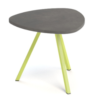 TABLES BASSES - Trium - TRIUM Table basse forme triangulaire L.50xP.50xH.40cm