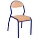Chaise ROND'O 4 pieds assise et dossier bois Blueprotech® piètement époxy - T6