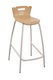 RESTAURATION - Tabouret haut H.80cm - Tabouret coque bois coraly H: 80