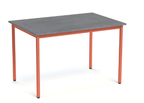 DECO Table forme rectangulaire L.200xP.100xH.75cm