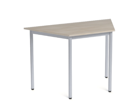 DECO Table forme trapèze L.120xP.60xH.75cm