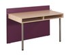 HEBERGEMENT - Gamme WALL - Bureau simple - 128 x 62 - T6
