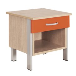 HEBERGEMENT - Gamme CUBIK - Chevet avec tiroir