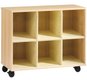 CRECHE ET MATERNELLE - Gamme PICCOLO - Meuble 6 cases - Hêtre
