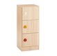 CRECHE ET MATERNELLE - Gamme SIMEO KID - Meuble à cases - 1 colonne (avec portes)