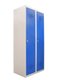 SCOLAIRE - Armoires / Vestiaires - VESTIAIRE MONOBLOC INDUSTRIE SALISSANTE 2 COLONNES PORTE BLEU