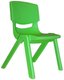 CRECHE ET MATERNELLE - Chaises - Chaise monobloc polypropylène - T1 - Vert
