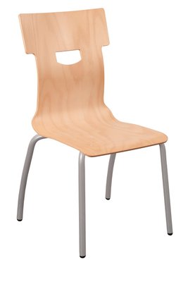 RESTAURATION - Chaise - Chaise coque bois 4 pieds Ø 25 - T6