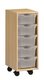 CRECHE ET MATERNELLE - Gamme PICCOLO - Meuble 5 Bacs transparents