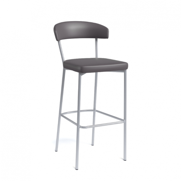 Chaise Haute Confort Hauteur Assise 80cm Structure Epoxy Aluminium Revetement Peau Synhtetique Noir Sur Delai Goujon Bureau Specialiste Du Mobilier De Bureau Et Fournitures