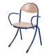 SCOLAIRE - Chaises scolaire - Fauteuil (AST) (Accotoirs tube.). Assise et dosssier finition Blueprotech®.