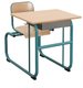 SCOLAIRE - Pupitres - Pupitre 70 x 50 - T6 Plateau ép.: 19 mm mélaminé chant polypropylène (PP) de 2 mm.