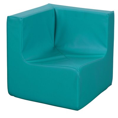 CRECHE ET MATERNELLE  - Poufs - Tapis Chauffeuses LUTINS - Chauffeuse Angles 90° H 40 - Lagon