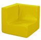CRECHE ET MATERNELLE - Poufs - Tapis Chauffeuses LUTINS - Chauffeuse Angles 90° H 32 - Banane