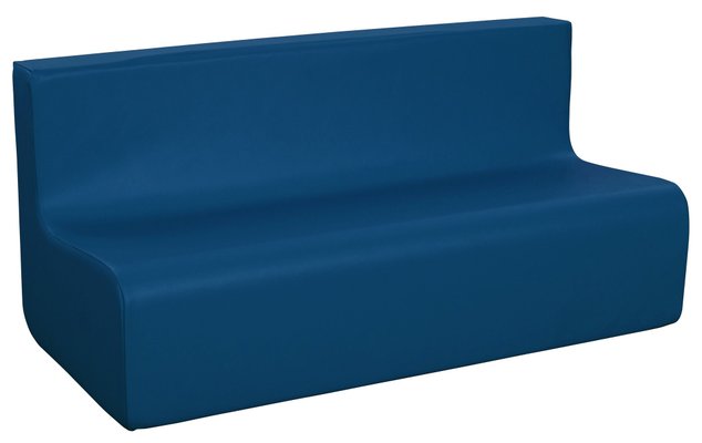 CRECHE ET MATERNELLE - Poufs - Tapis Chauffeuses LUTINS - Chauffeuse 3 places H 40 - Bleu lavande