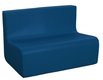 CRECHE ET MATERNELLE - Poufs - Tapis Chauffeuses LUTINS - Chauffeuse 2 places H 40 - Bleu lavande