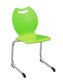 ACCUEIL - REUNION - Chaises coque bois & plastique - Chaise coque bois AST aluminium Ø 30 - T6 - (teintée)