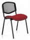 JOKER MESH chaise 4 pieds, coloris rouge