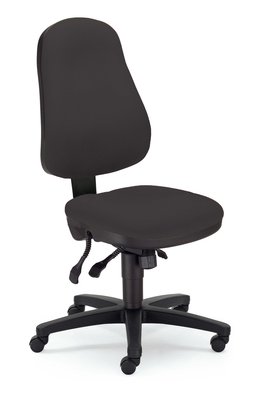 OPERATIVE - Dossier tissu - ACTIV+ siège opérative asynchrone tissu LUCIA coloris anthracite (YBP)