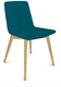MELODY chaise 4 pieds bois frêne naturel