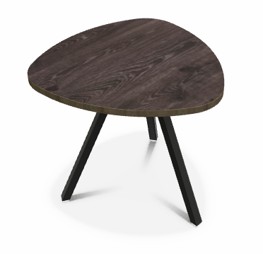 TABLES BASSES - Trium - TRIUM Table basse forme triangulaire L.50xP.50xH.40cm
