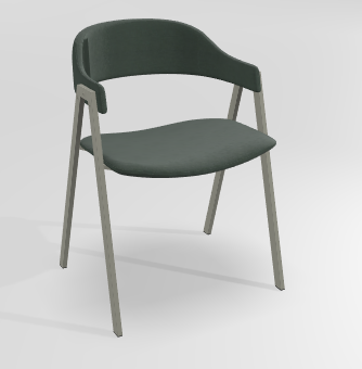 CHAISES ET TABOURETS - Pour tables standards, ht 75 cm, piétement 4 pieds - POPEYE Chaise L.53xP.43xH.77.5cm-hauteur assise 46cm