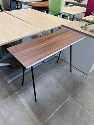 DESTOCKAGE - Bureau - Table d'appoint 40 x 100 cm piétement noir