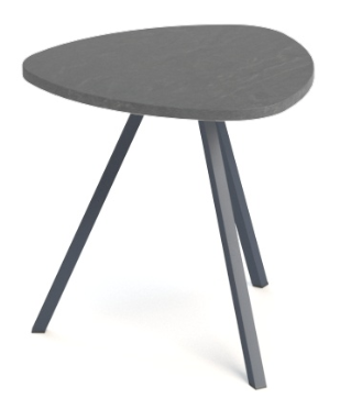 TABLES BASSES - Trium - TRIUM Table basse forme triangulaire L.50xP.50xH.45cm