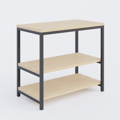 [Pas de famille] - [Pas de sous famille] - Desserte sur patin hauteur 72 cm largeur 80cm profondeur 42cm.