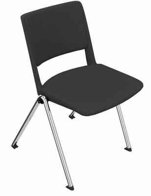 a definir - a definir - LEO Chaise 4 pieds, finition chromée