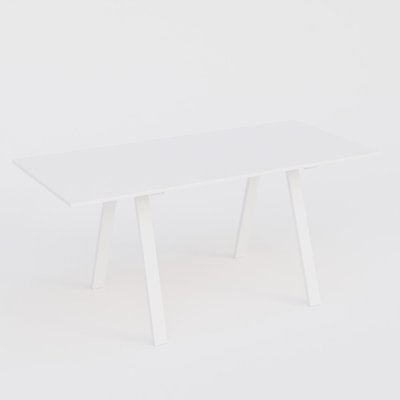 [Pas de famille] - [Pas de sous famille] - Table Keops Métal 260x120 cm de profondeur et hauteur 109 cm . Plateau épaisseur 25mm.