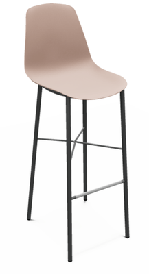 CHAISES ET TABOURETS - Pour tables hauteurs 105 ou 110 cm - DIXIE Chaise haute L.44xP.52xH.117cm-hauteur assise 80cm.