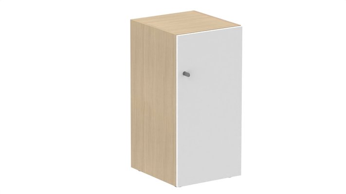 CASIERS - 1 case - Meuble à cases H.92xL.45xP.50cm - 1 case H86cm. porte pleine. serrure à clé