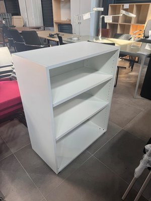 DESTOCKAGE - Rangements - Armoire blanche sans porte 2 étagères , largeur 80 cm hauteur 103 cm