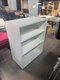 Armoire blanche sans porte 2 étagères , largeur 80 cm hauteur 103 cm