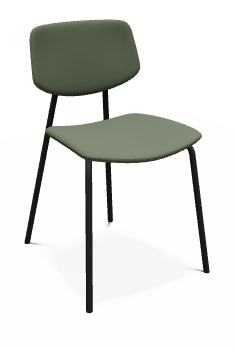 CHAISES ET TABOURETS - Pour tables standards, ht 75 cm, piétement 4 pieds - OLYMPE Chauffeuse L.54xP.54cm-hauteur assise 40cm