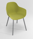 COCOON 4P Chaise 4 pieds. L.56xP.59xH.82cm-hauteur assise 46cm.