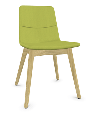 FAUTEUILS/POUFS - 4 pieds bois - MELODY chaise 4 pieds bois frêne naturel