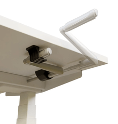 [Pas de famille] - [Pas de sous famille] - K_Pro 1 Poste solo RH 70-116 cm . Plateau 200*80 épaisseur 25mm, plateau chêne, pieds noirs