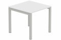 Module départ table composable 80x80cm blanc/ aluminium - sur délai