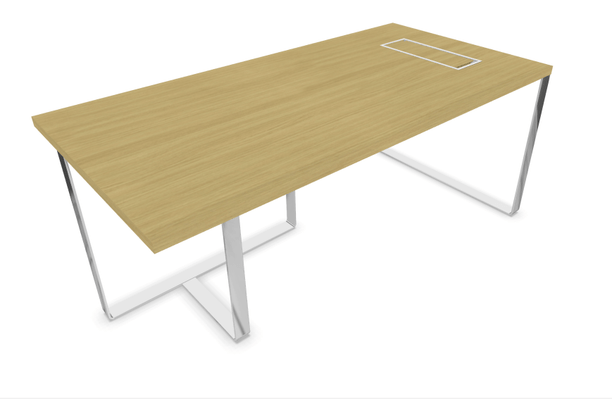 Gamme P1 - Tables de bureau - P1 Table de bureau 180x90cm - top access à droite - sans voile de fond.