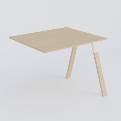 [Pas de famille] - [Pas de sous famille] - Table Keops Bois extension supplémentaire 140x120 cm de profondeur et hauteur 109 cm . Plateau épaisseur 25mm.