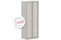 Armoire à rideaux H198xL80cm 4 tablettes