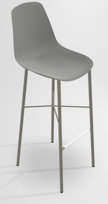 CHAISES ET TABOURETS - Pour tables hauteurs 105 ou 110 cm - DIXIE Chaise haute L.44xP.52xH.117cm-hauteur assise 80cm.