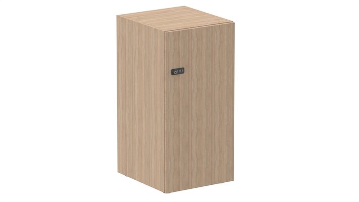 CASIERS - 1 case - Meuble à cases H.92xL.45xP.50cm - 1 case H86cm. porte pleine. serrure à code