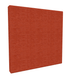 SQUARE panneau acoustique L.40xP.40cm ép. 40mm. tissu BERTA coloris rouge