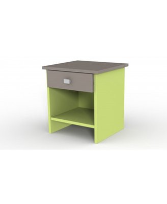 SCOLAIRE - Se Reposer - Chevet TERRA 1 tiroir méla. - L44xP41xH48 cm